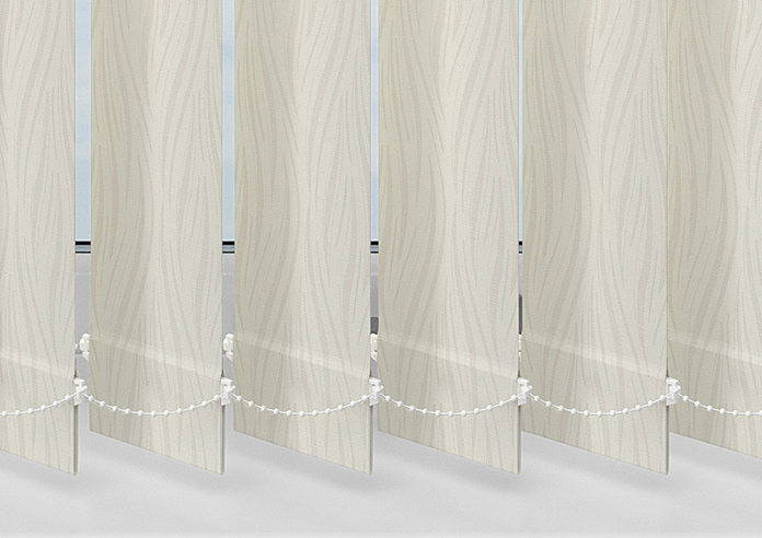 Capri (Blackout), Chiffon - Vertical Blind Slats - Image 3